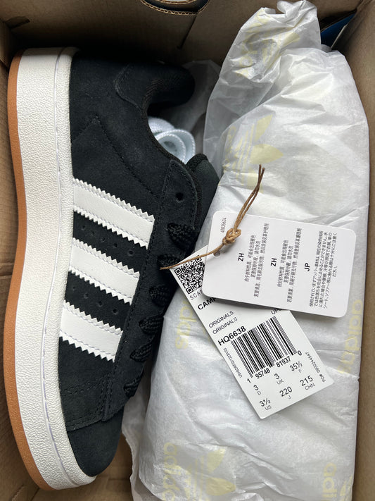 Adidas Campus 00s 3.5 y black