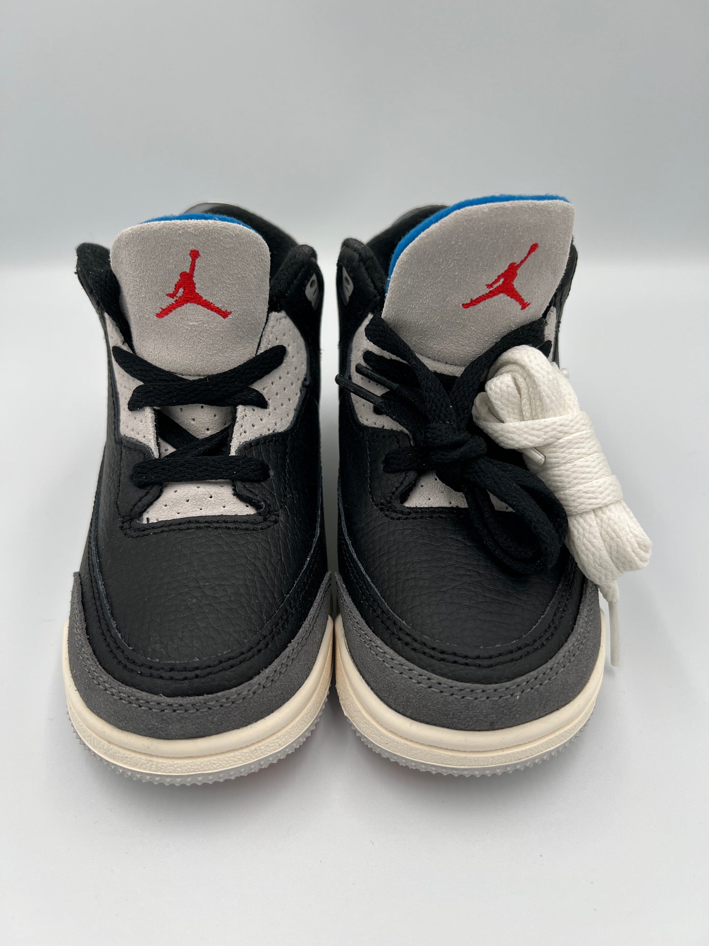Jordan 3 Retro OG toddler 10c black red grey