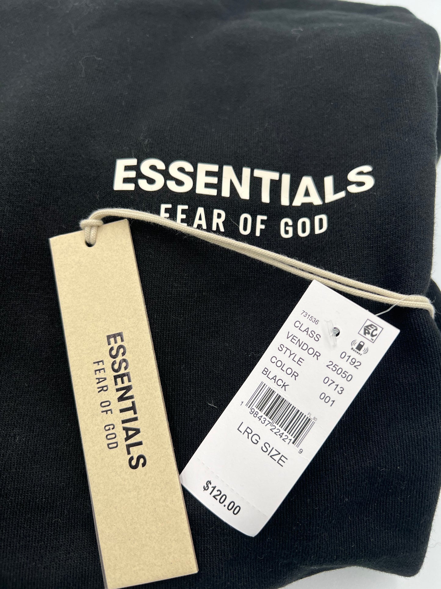 Essentials Fear of God size L black/neutral