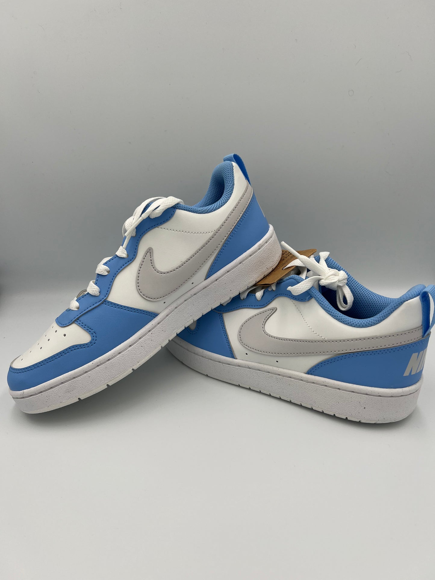 Nike Court Low Recraft Sommet Grey/University Blue (GS) 7y/8.5 WMN