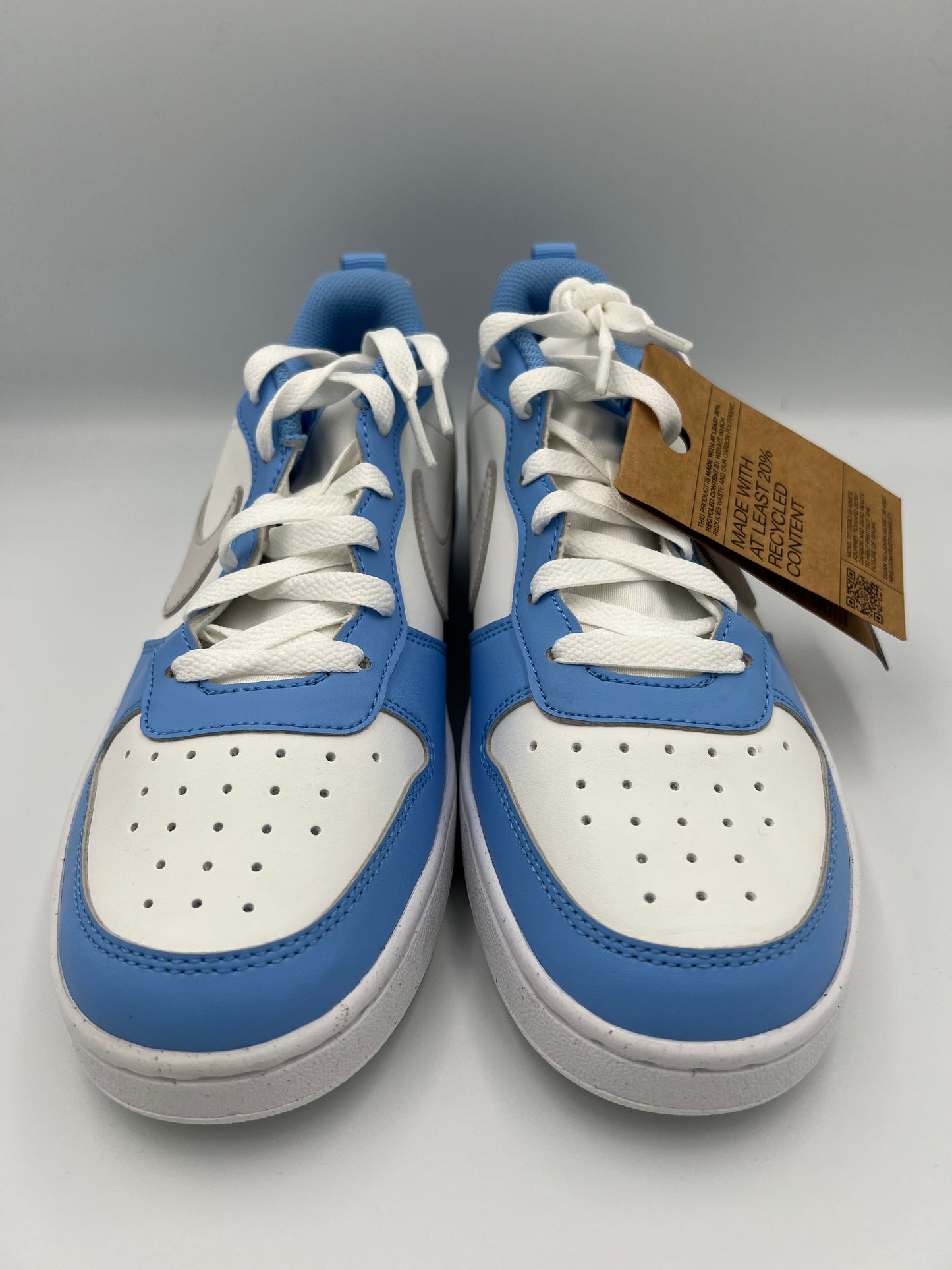 Nike Court Low Recraft Sommet Grey/University Blue (GS) 7y/8.5 WMN