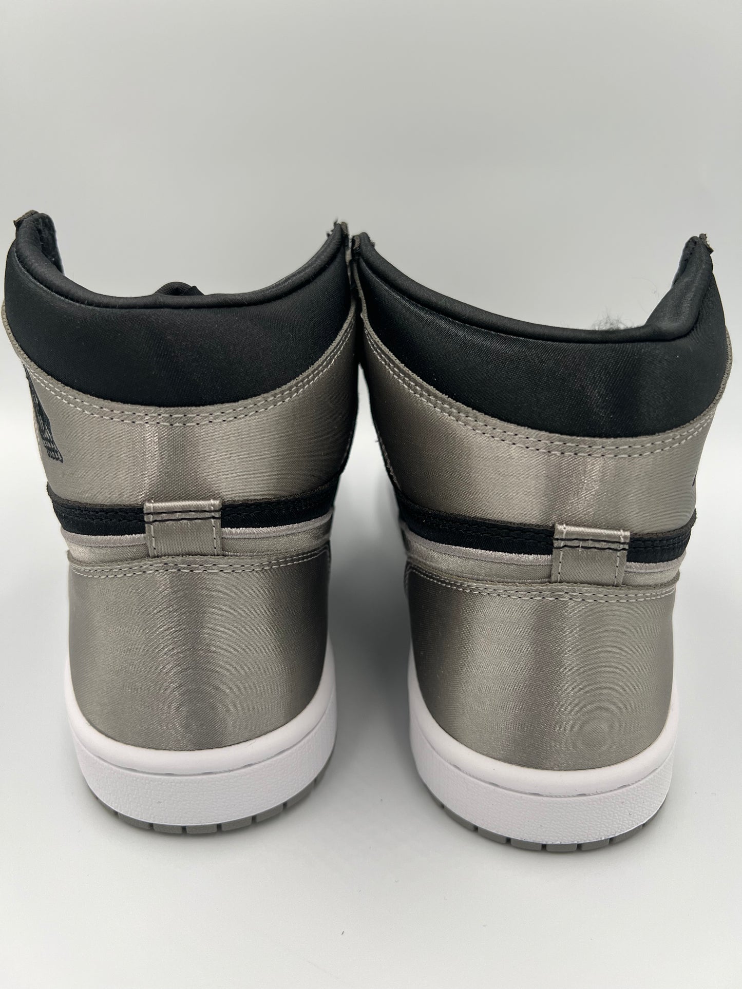 Women’s Air Jordan 1 Retro High OG satin black & silver size 9.5 & 10