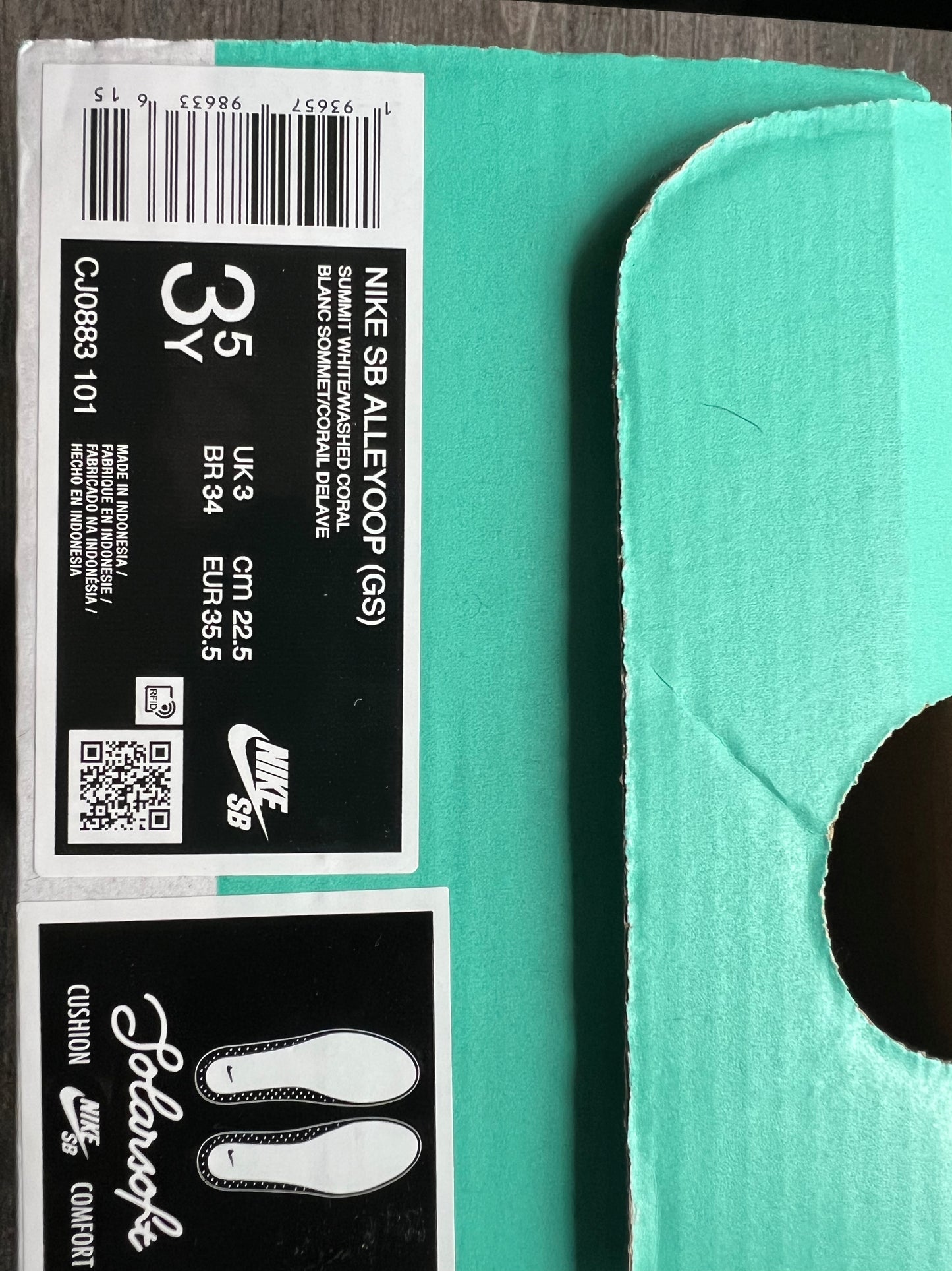 Nike SB Alleyoop (GS) 3.5y