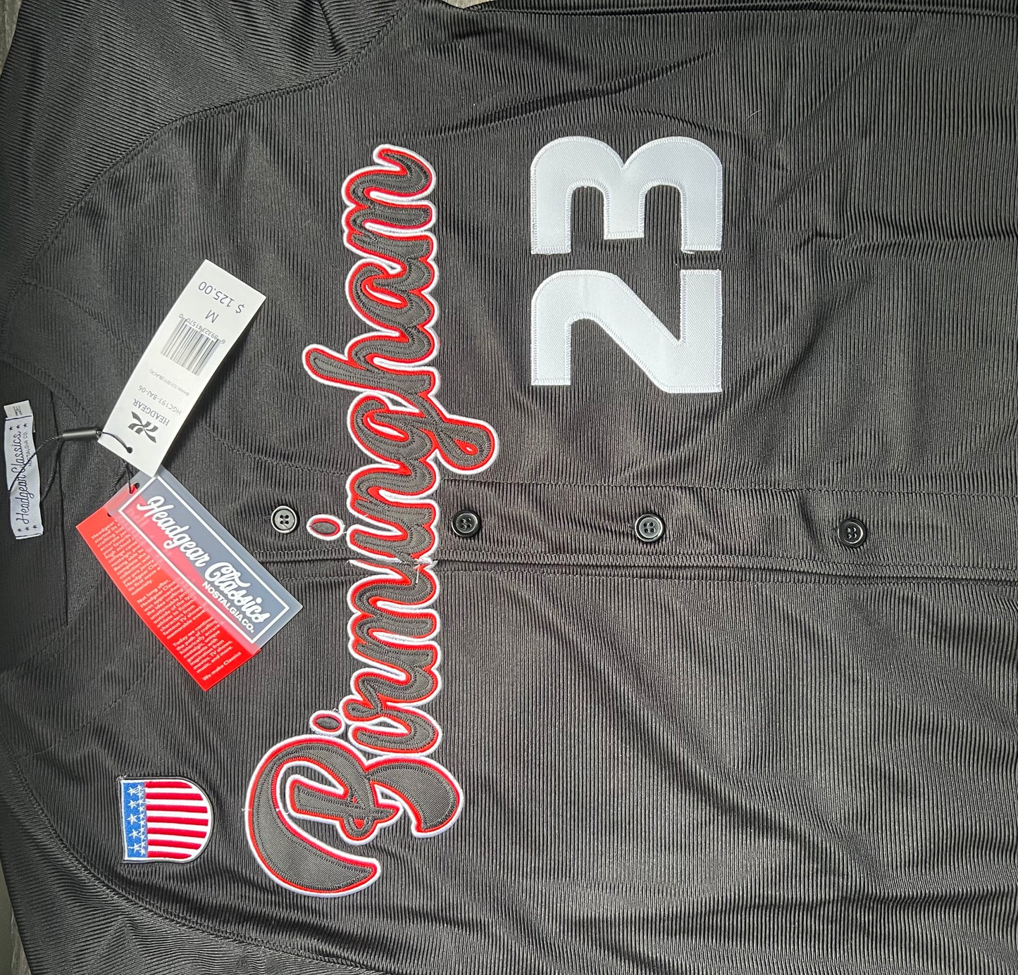 Headgear Classics Nostalgia Co. Jersey Negro League Size M - Birmingham